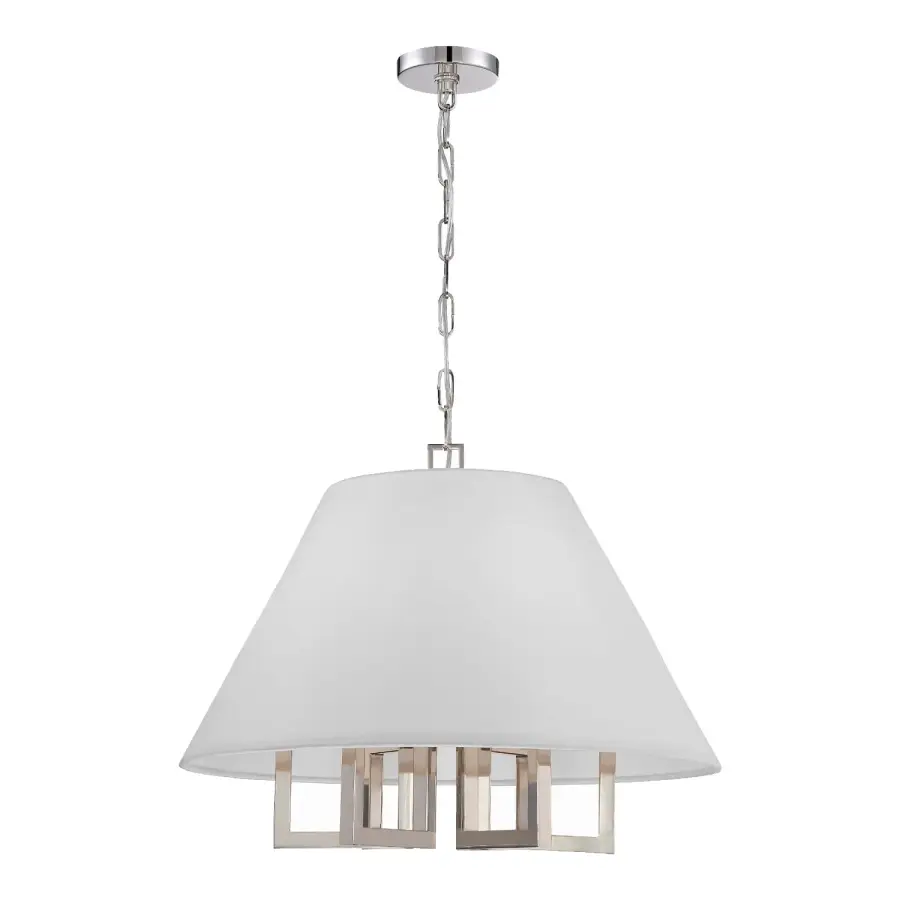 Westwood 24" Chandelier in Polished Nickel - Image 9