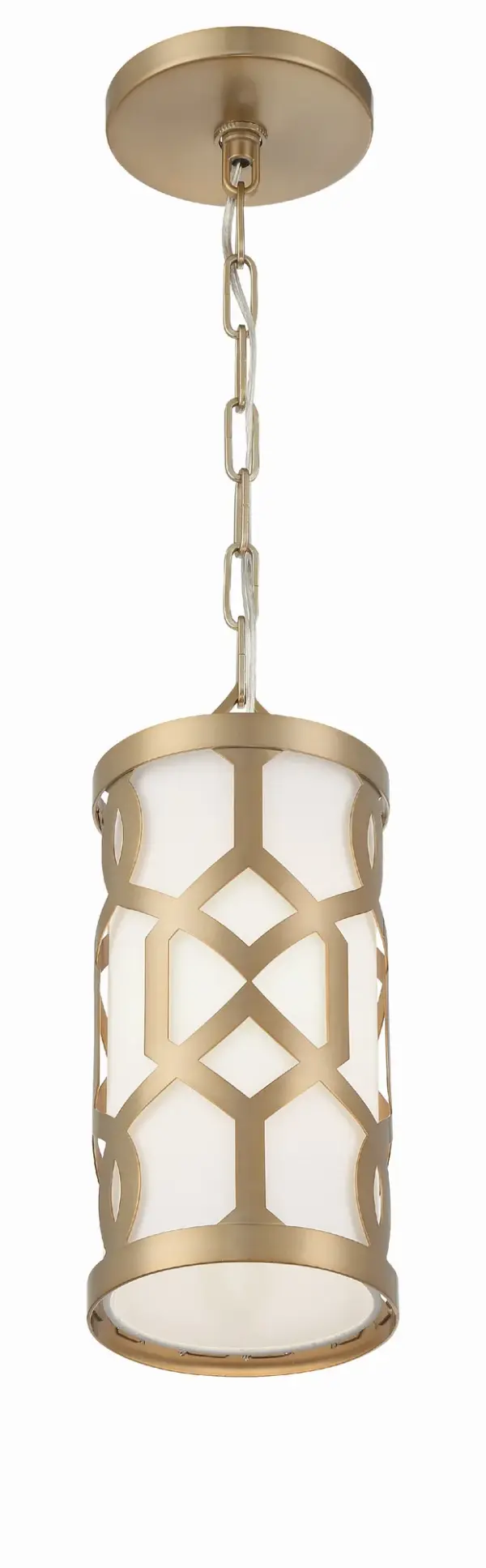 Jennings 6.25" Aged Brass Mini Pendant - Image 3