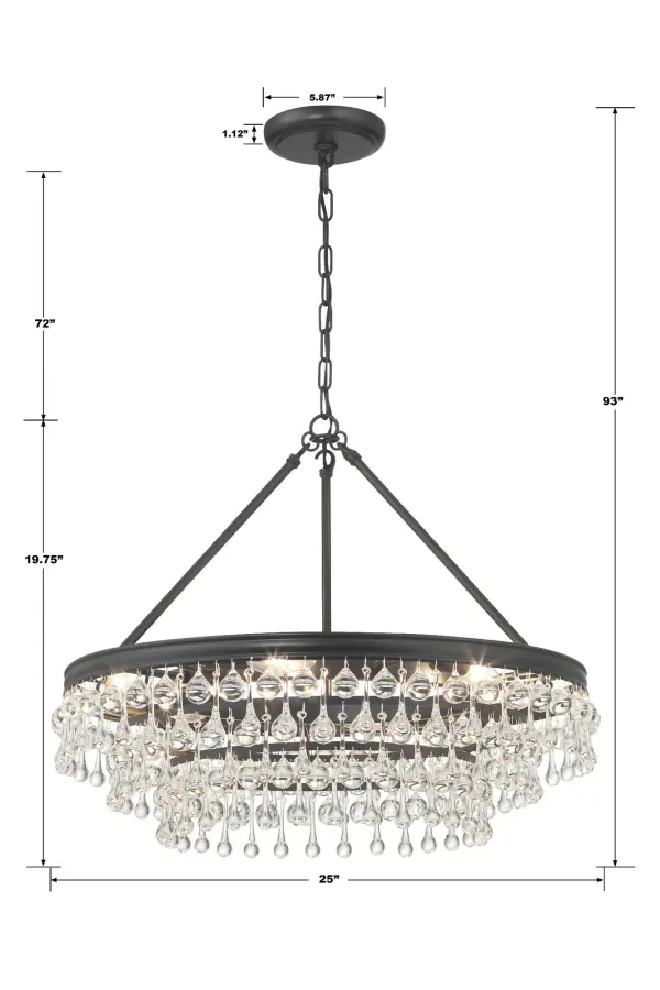 Calypso 25" Chandelier - Image 13