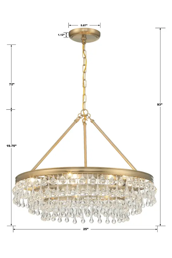 Calypso 25" Chandelier - Image 21