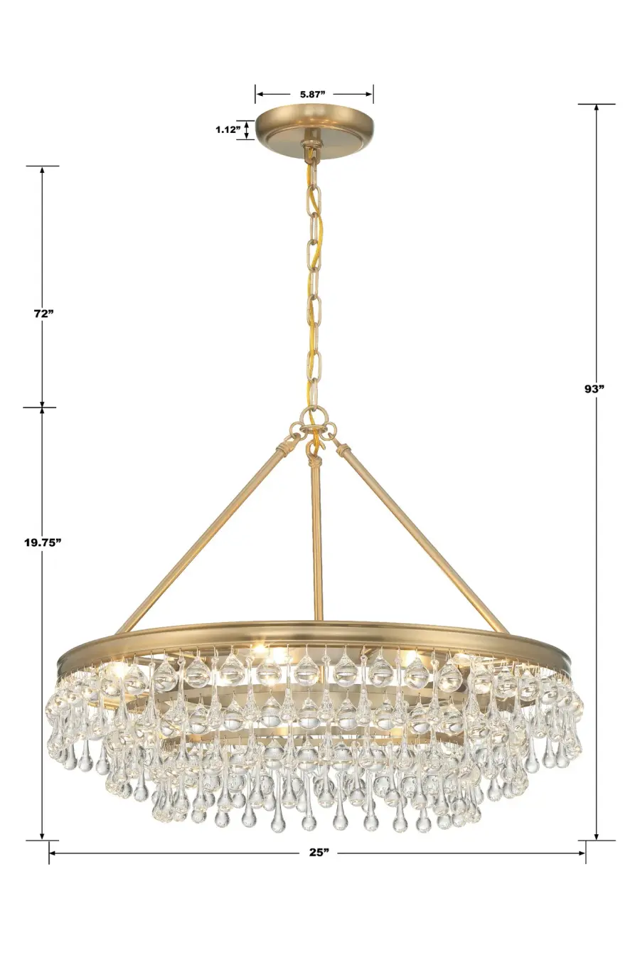 Calypso 25" Chandelier - Image 21