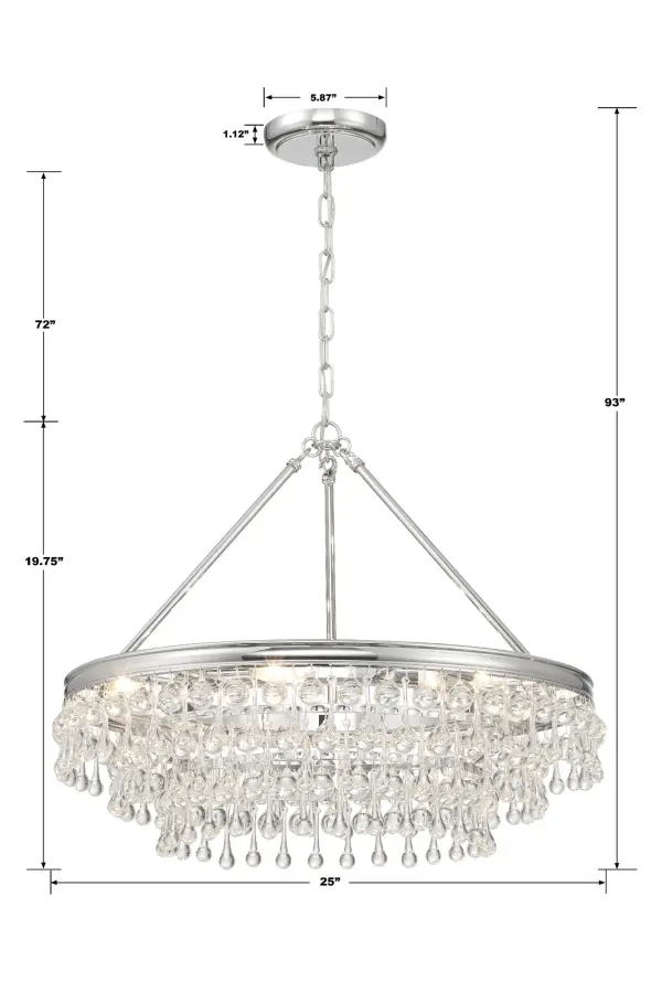 Calypso 25" Chandelier - Image 5