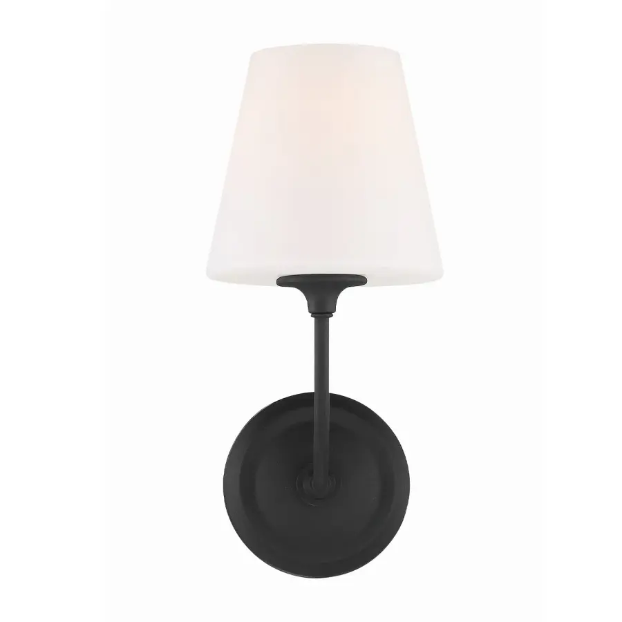 Sylvan 6" Wall Sconce in Black Forged - Image 11