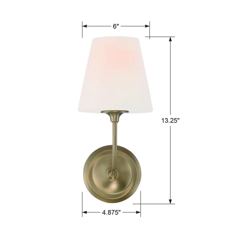 Sylvan 6" Wall Sconce in Black Forged - Image 30