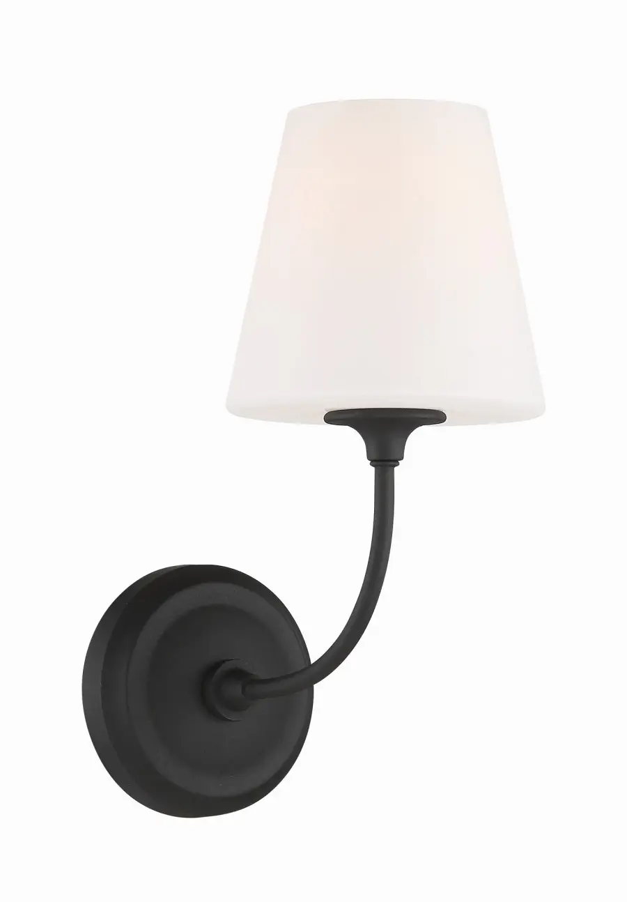 Sylvan 6" Wall Sconce in Black Forged - Image 9