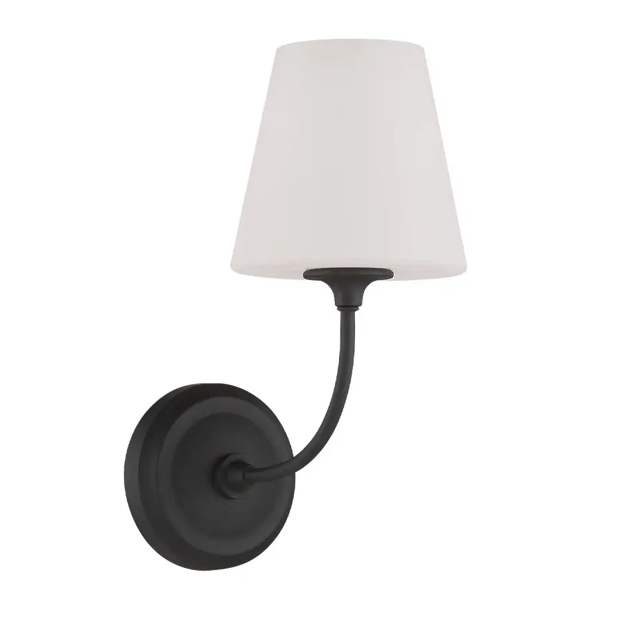 Sylvan 6" Wall Sconce in Black Forged - Image 10