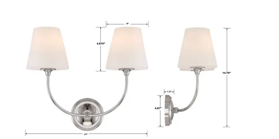 Sylvan 17" Wall Sconce in Black Forged - Image 6