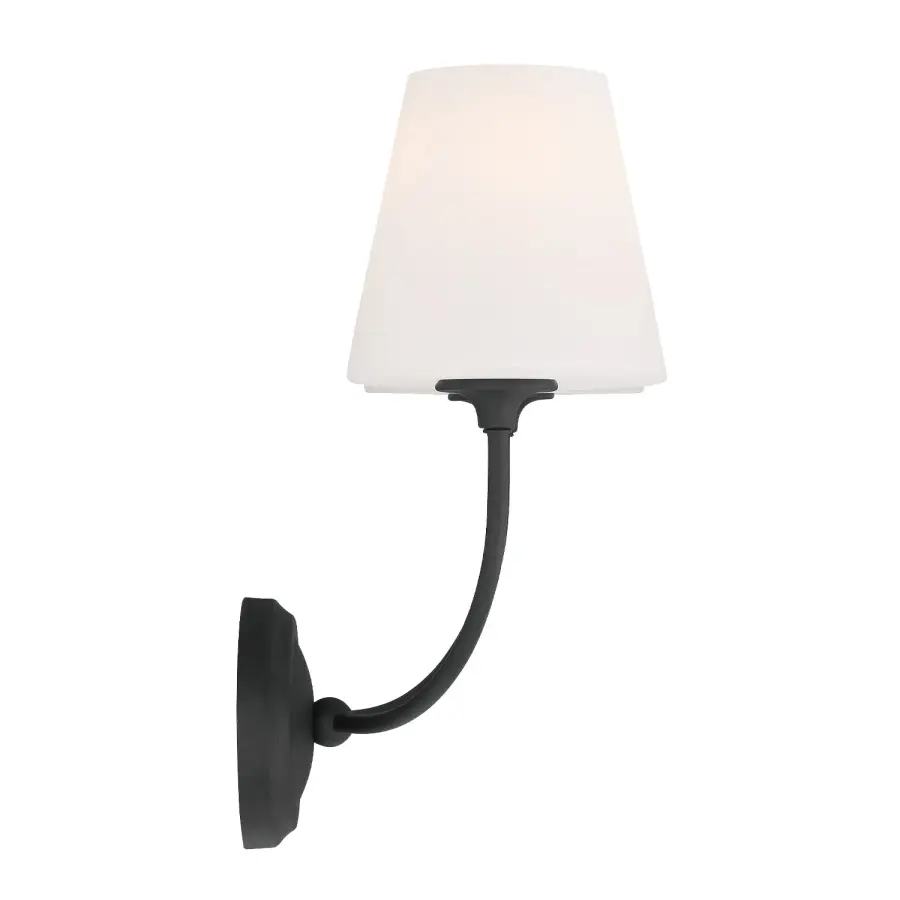 Sylvan 17" Wall Sconce in Black Forged - Image 10