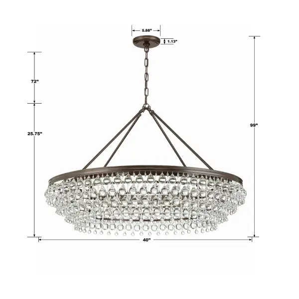 Calypso 40" Chandelier - Image 22
