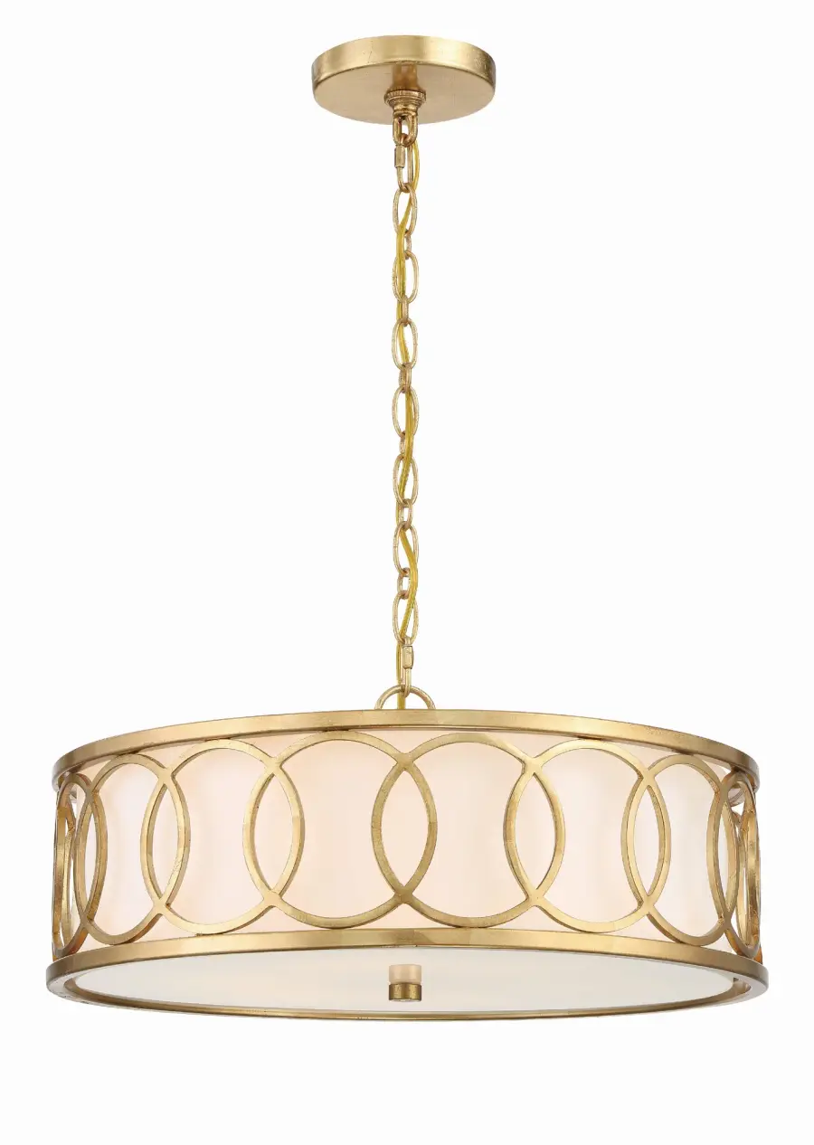 Graham 18" Chandelier in Antique Gold - Image 1