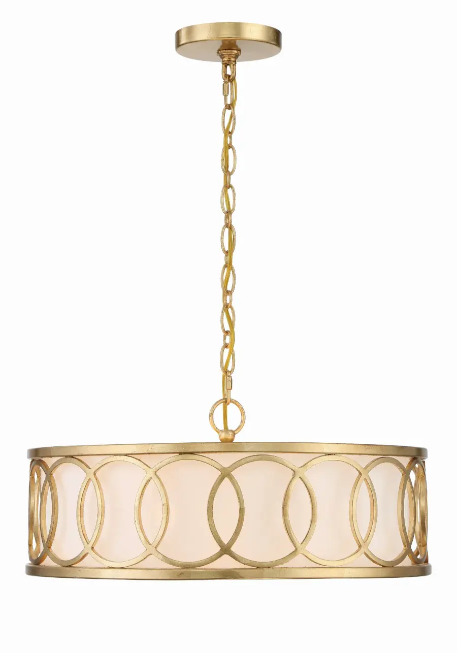 Graham 18" Chandelier in Antique Gold - Image 2