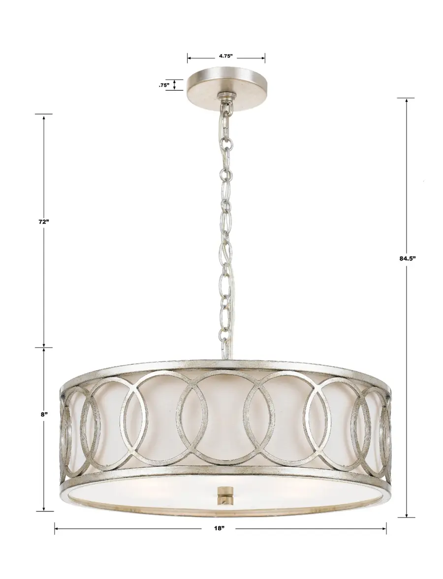 Graham 18" Chandelier in Antique Gold - Image 13