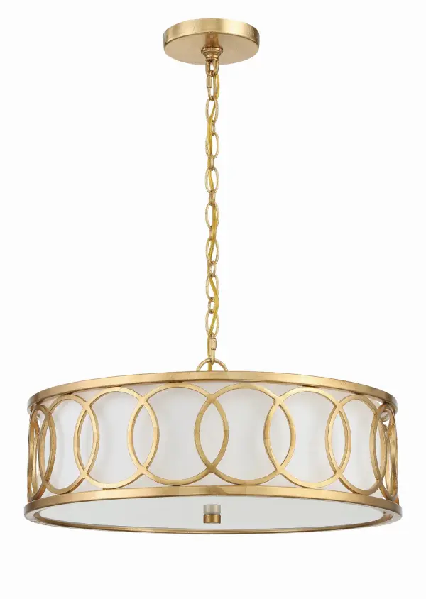Graham 18" Chandelier in Antique Gold - Image 3