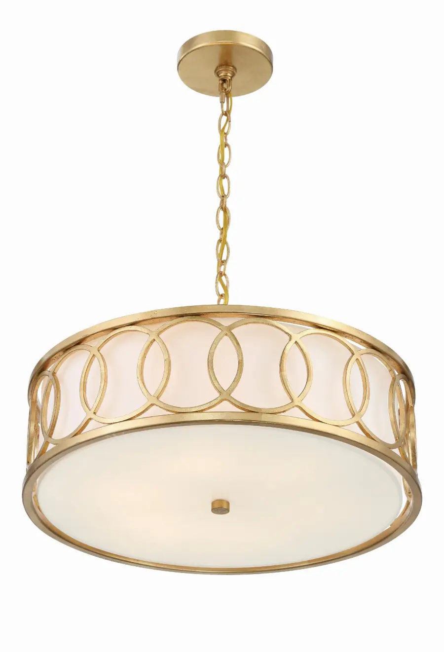 Graham 18" Chandelier in Antique Gold - Image 4