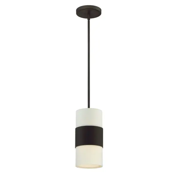 Grayson 6" Mini Pendant in Dark Bronze - Image 1