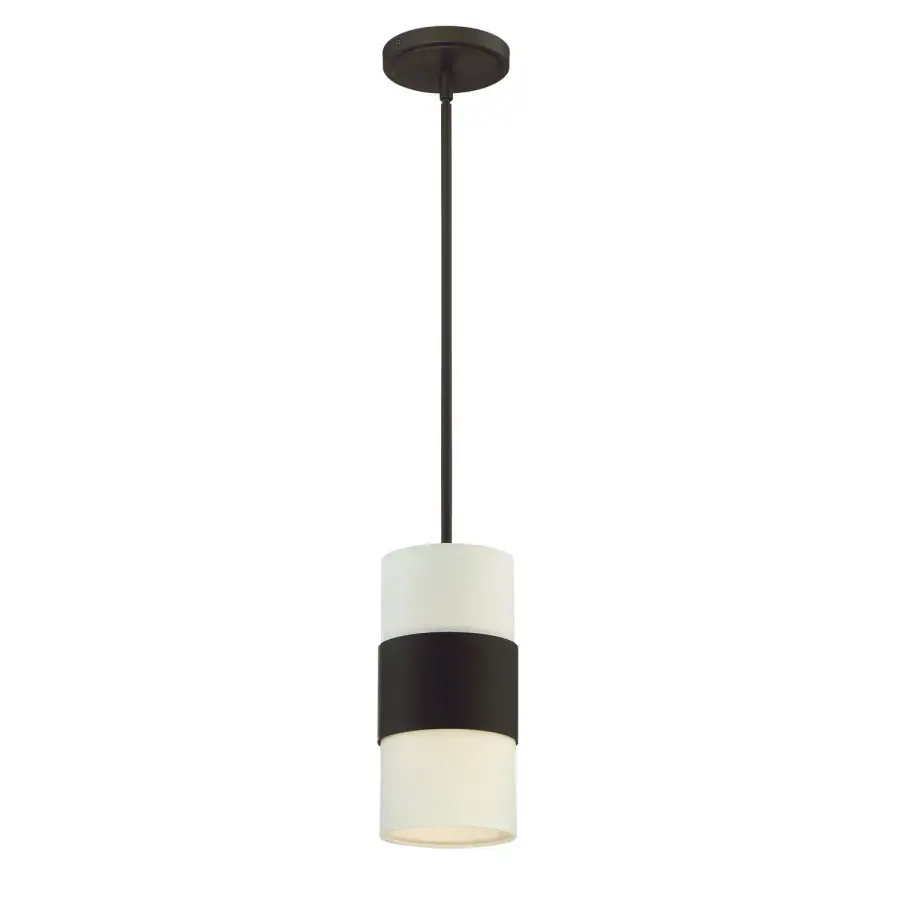 Grayson 6" Mini Pendant in Dark Bronze - Image 1