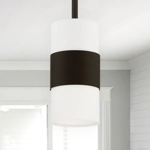 Grayson 6" Mini Pendant in Dark Bronze - Image 5