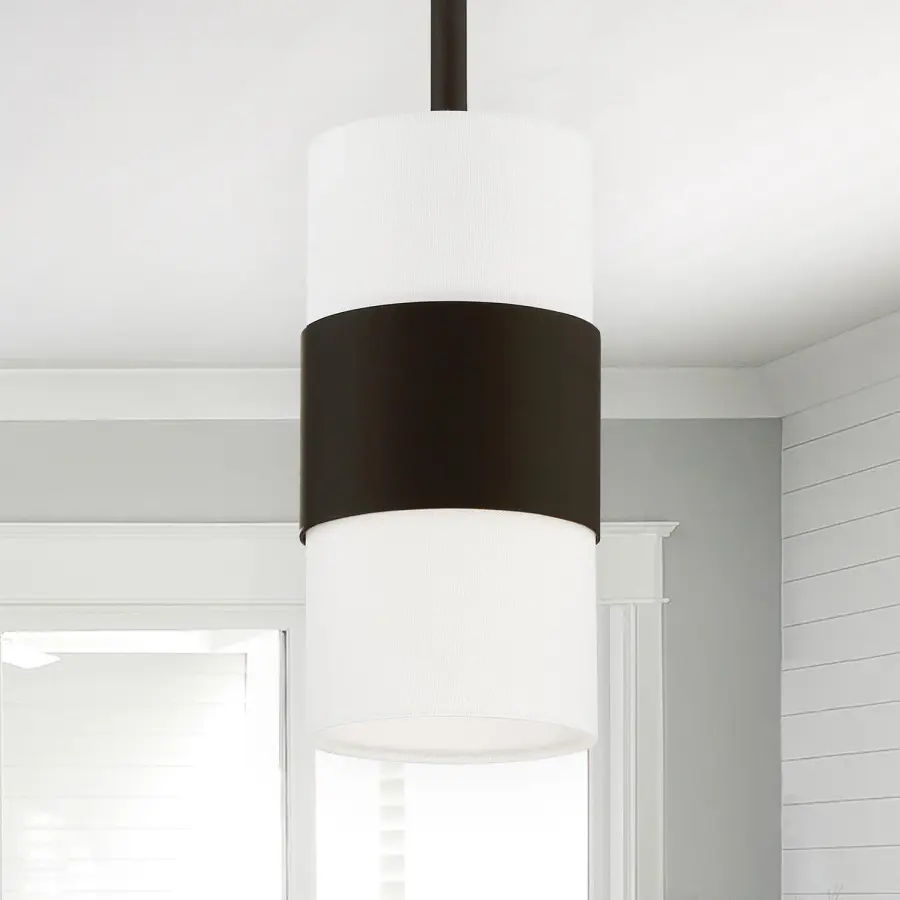 Grayson 6" Mini Pendant in Dark Bronze - Image 6