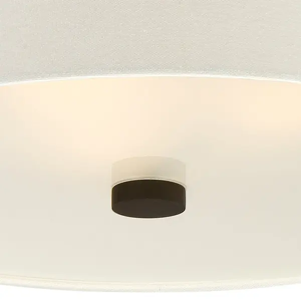 Designer Mid-Century Flush Mount with Soft Diffused Lighting - Image 2