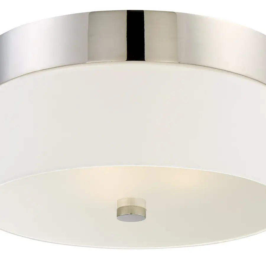 Designer Mid-Century Flush Mount with Soft Diffused Lighting - Image 11