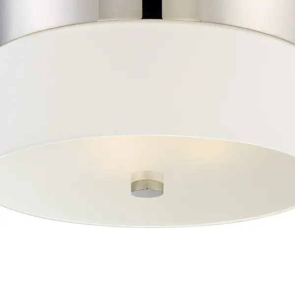 Designer Mid-Century Flush Mount with Soft Diffused Lighting - Image 12