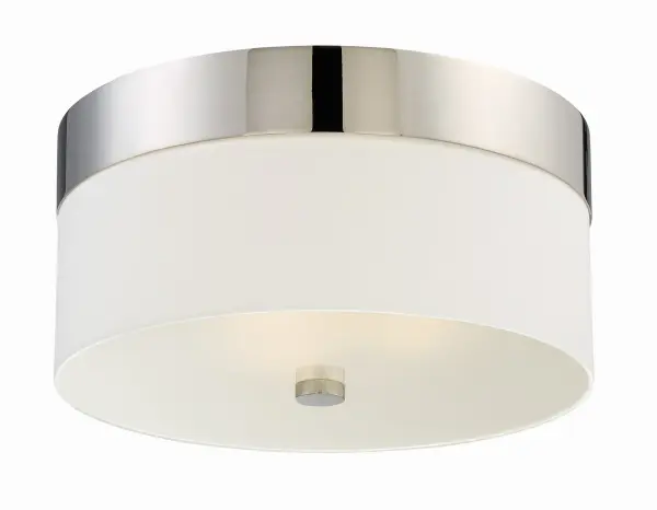 Designer Mid-Century Flush Mount with Soft Diffused Lighting - Image 9