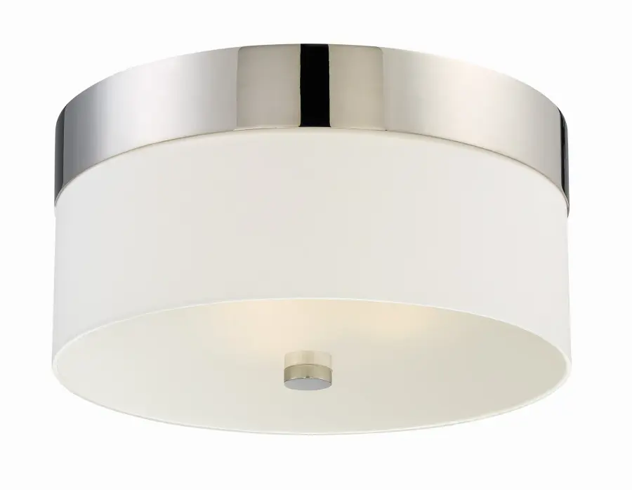 Designer Mid-Century Flush Mount with Soft Diffused Lighting - Image 9