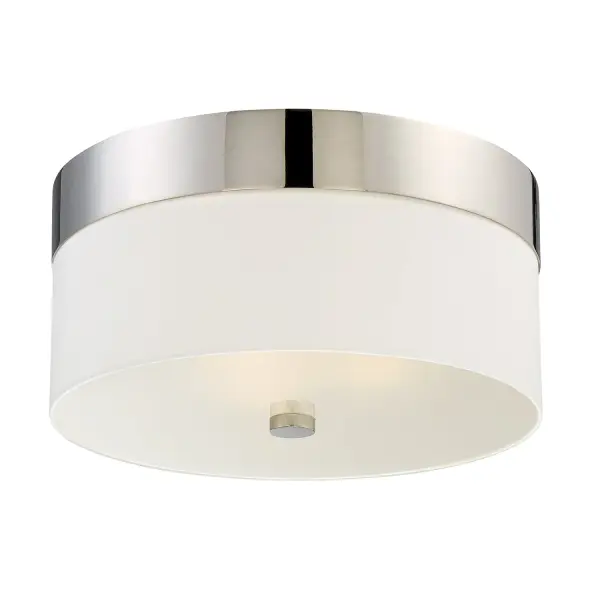 Designer Mid-Century Flush Mount with Soft Diffused Lighting - Image 10