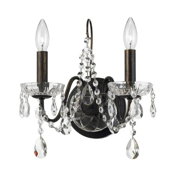 Butler 14" Crystal Sconce - Image 2