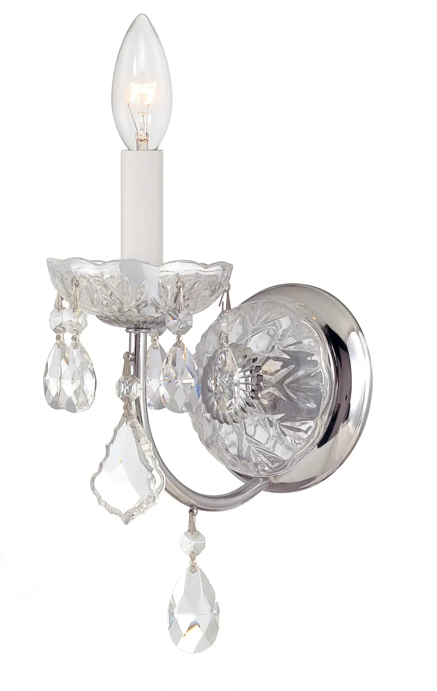 Imperial 4.75" Crystal Wall Sconce - Image 5
