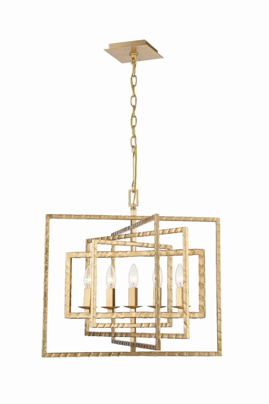 Capri 24" Geometric Chandelier - Image 1