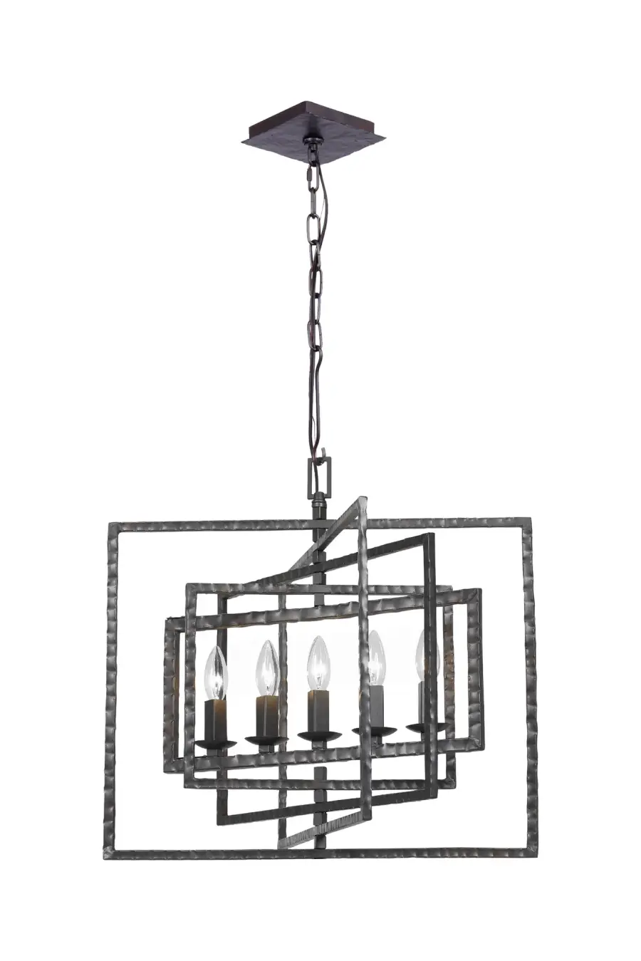 Capri 24" Chandelier in Antique Gold - Image 9