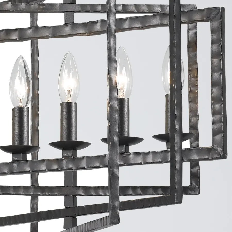 Capri 24" Chandelier in Antique Gold - Image 10