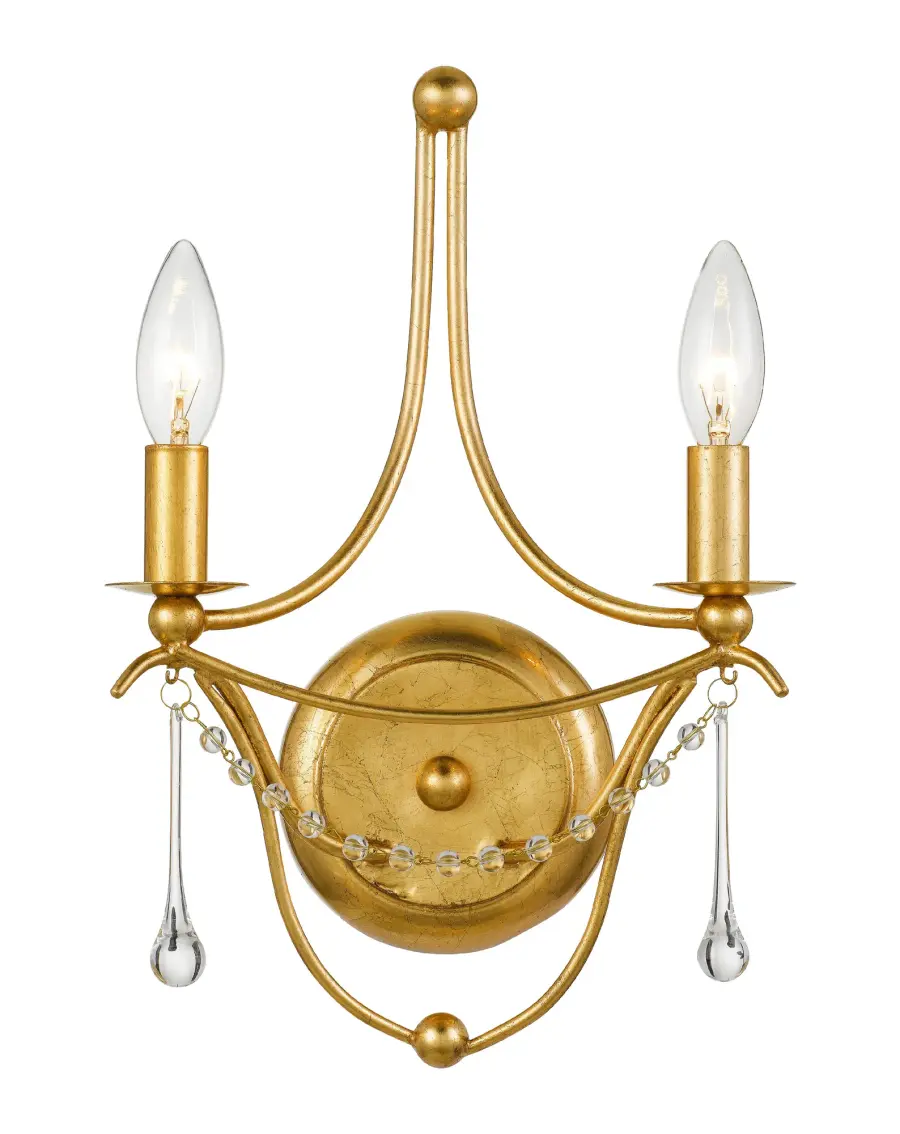 Metro 10" Sconce in Antique Gold - Image 1