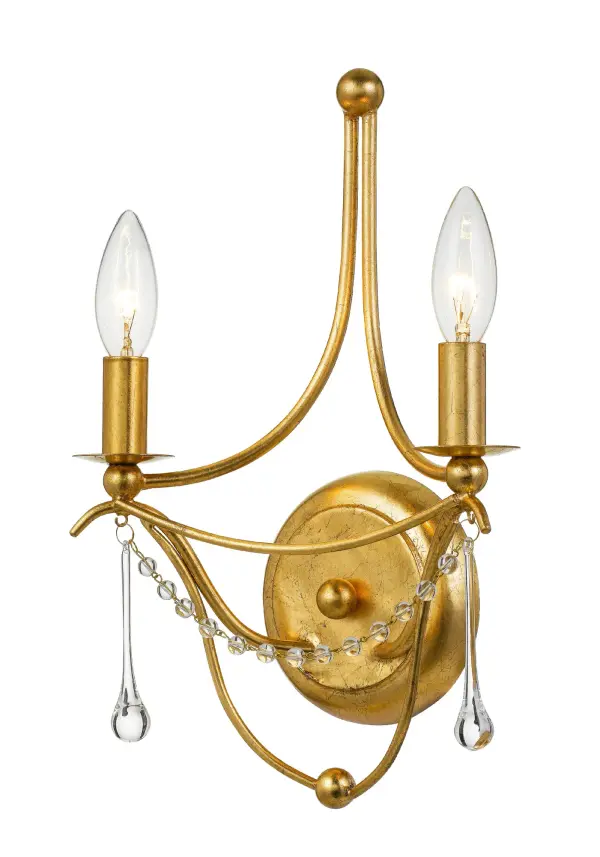 Metro 10" Sconce in Antique Gold - Image 2