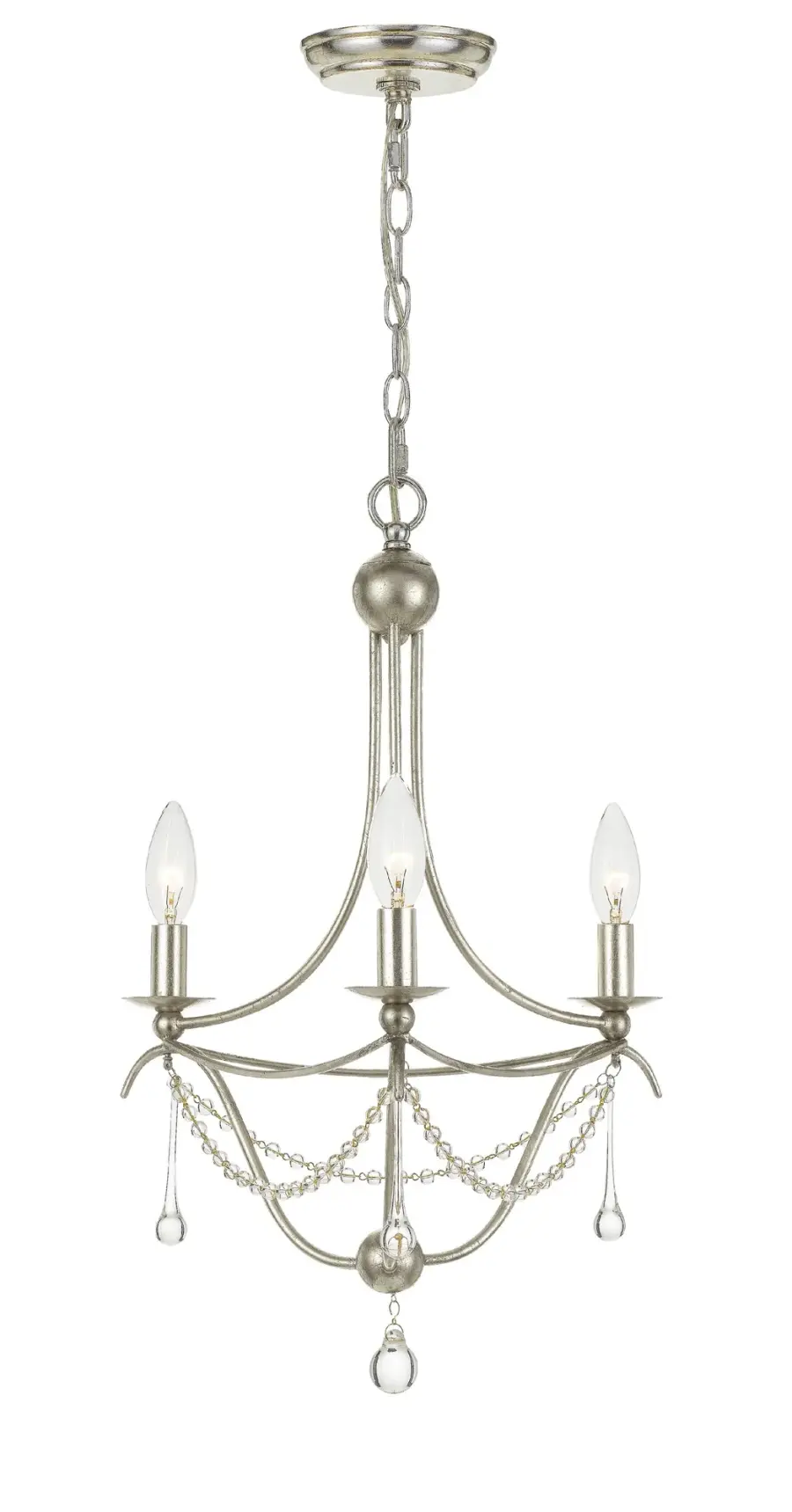 Metro 15.5" Chandelier in Antique Gold - Image 7