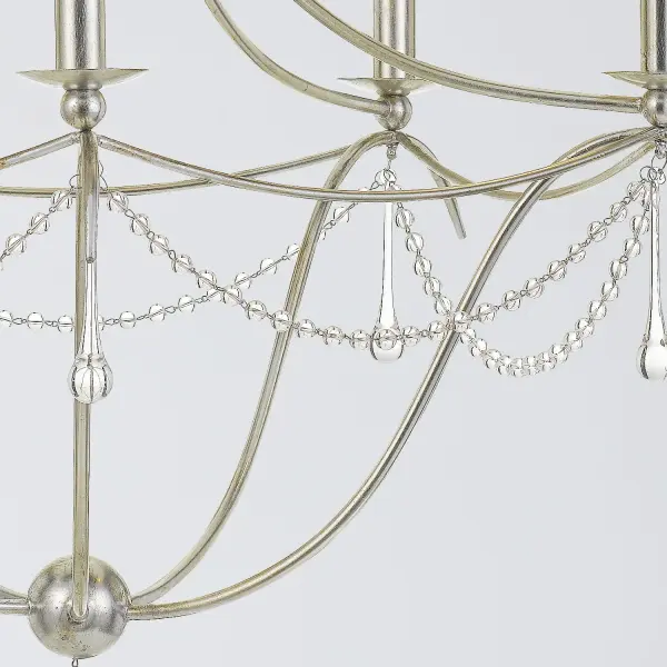 Metro 27.5" Chandelier in Antique Gold - Image 11