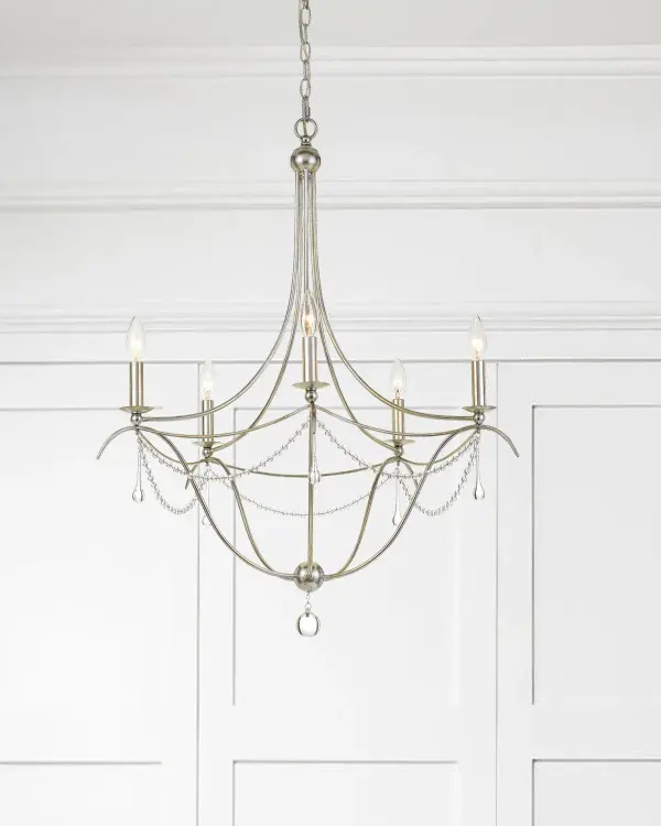 Metro 27.5" Chandelier in Antique Gold - Image 12