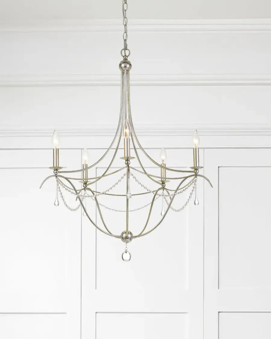 Metro 27.5" Chandelier in Antique Gold - Image 12