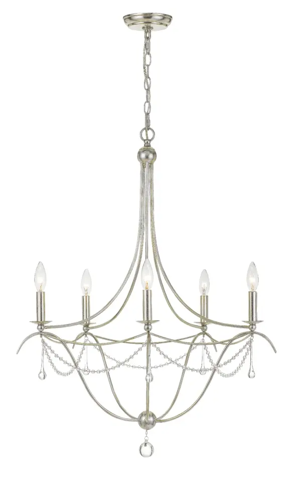 Metro 27.5" Chandelier in Antique Gold - Image 8
