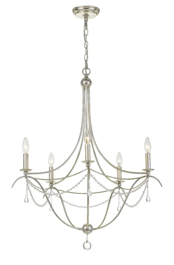 Metro 27.5" Chandelier in Antique Gold - Image 9