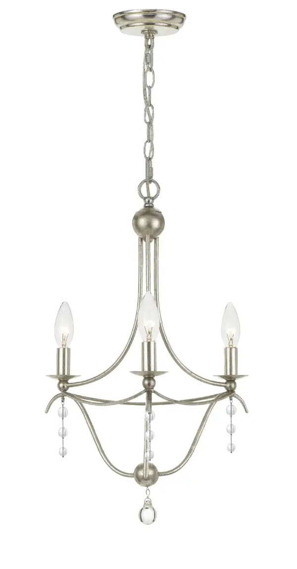 The Metro chandelier combines timeless traditional design with transitional versatility. At 15.5" wide, this compact fixture delivers graceful luxury to smaller rooms without overwhelming the space.