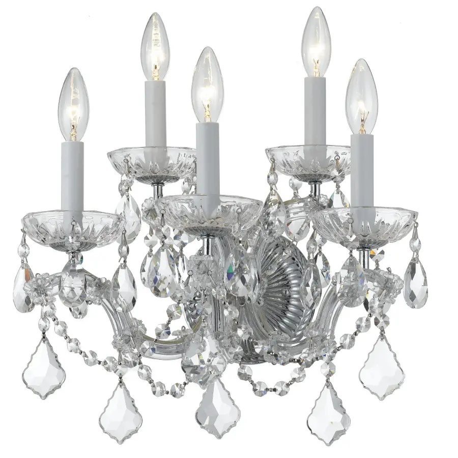 Maria Theresa 16" Crystal Sconce - Image 1