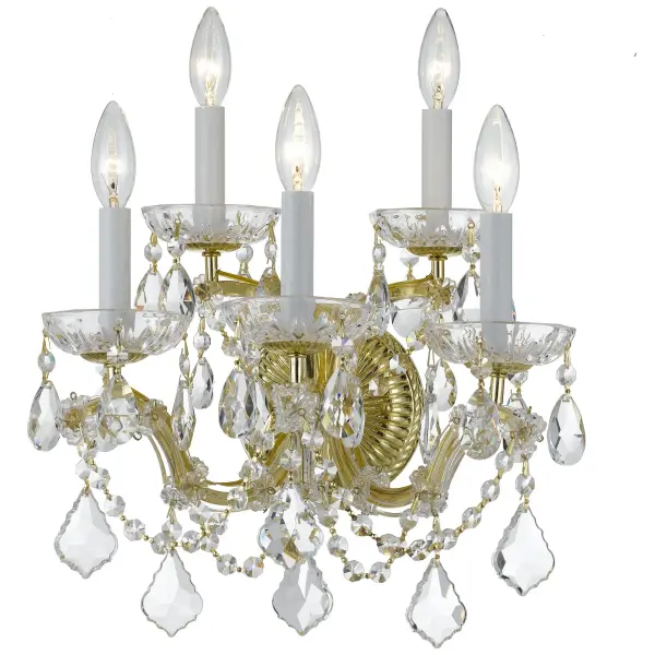Maria Theresa 16" Crystal Sconce - Image 4