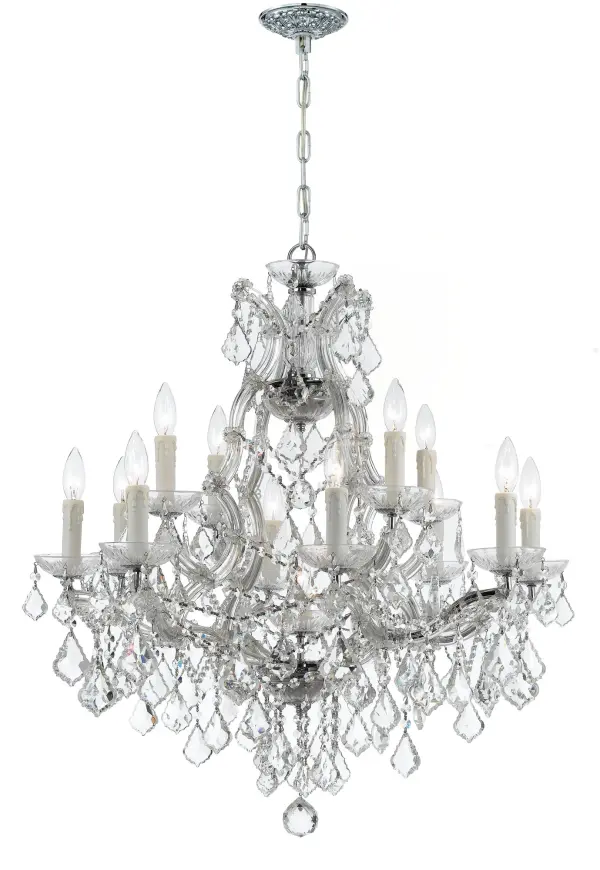 Maria Theresa 28" Crystal Chandelier - Image 1