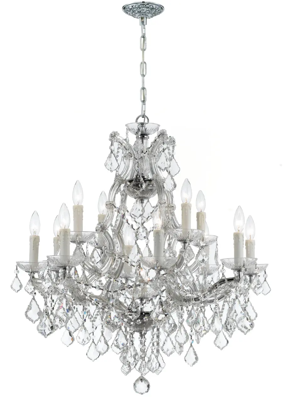 Maria Theresa 28" Crystal Chandelier - Image 1