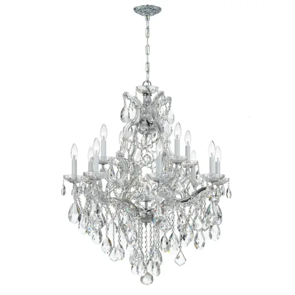 Maria Theresa 28" Crystal Chandelier - Image 2