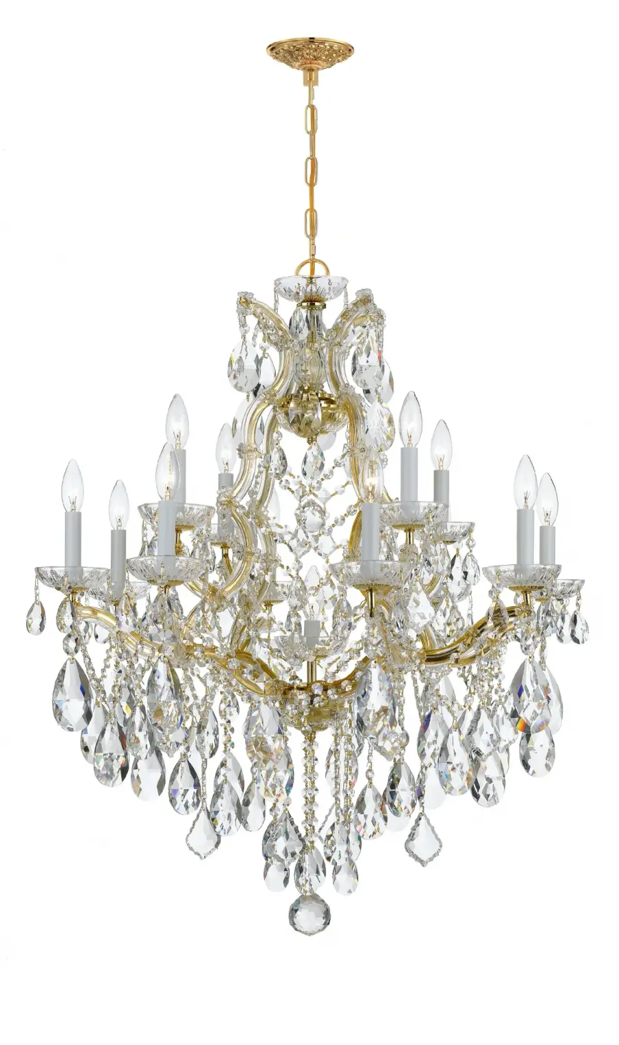 Maria Theresa 28" Crystal Chandelier - Image 10