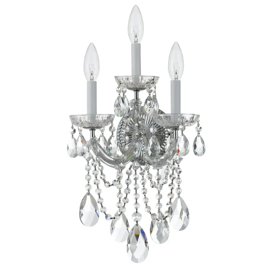 Maria Theresa 11" Crystal Sconce - Image 2