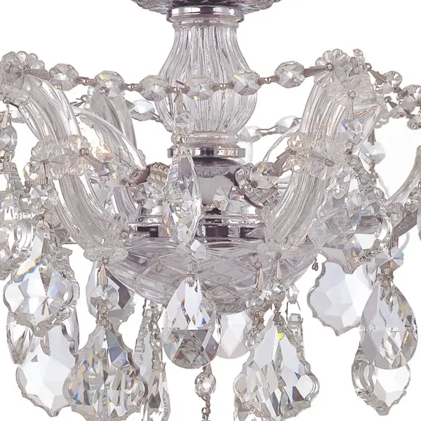 Maria Theresa 13.5" Crystal Semi Flush Mount - Image 4